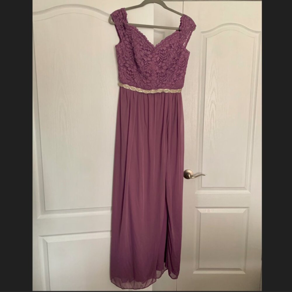 David's Bridal Maxi Dress